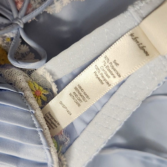 New!For Love And Lemons Paloma Satin Slip Dress - Picture 16 of 16